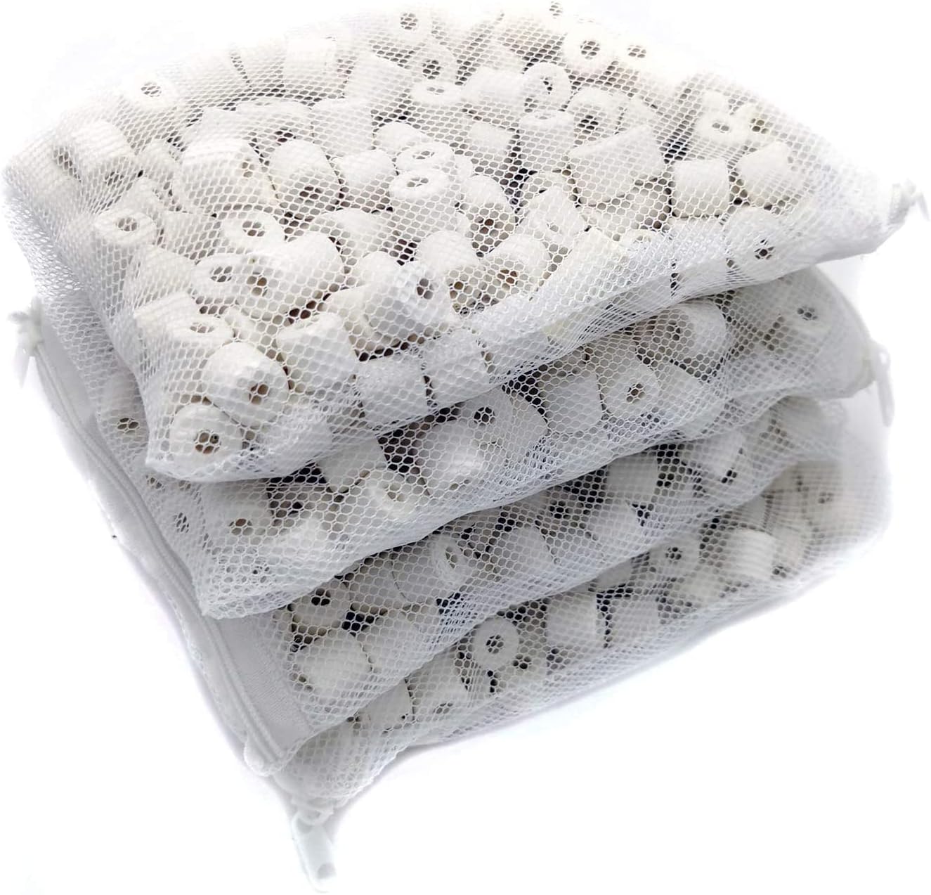 Wave Point Bio Ceramic Rings Aquarium Filter Media with Free Mesh Bag for Freshwater Saltwater Fish Tank Pond Shrimp Canister Filter (15 lbs (15 Bags))