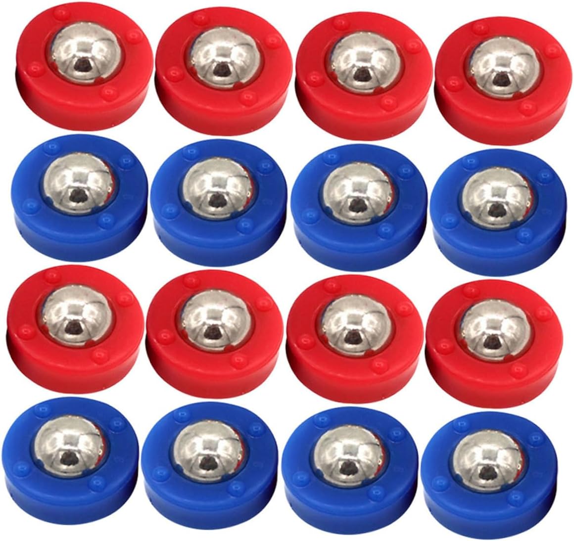 20pcs Shuffleboard Puck Parts Set Tabletop Shuffleboard Game Accessories Mini Roller Beads Replacement Components