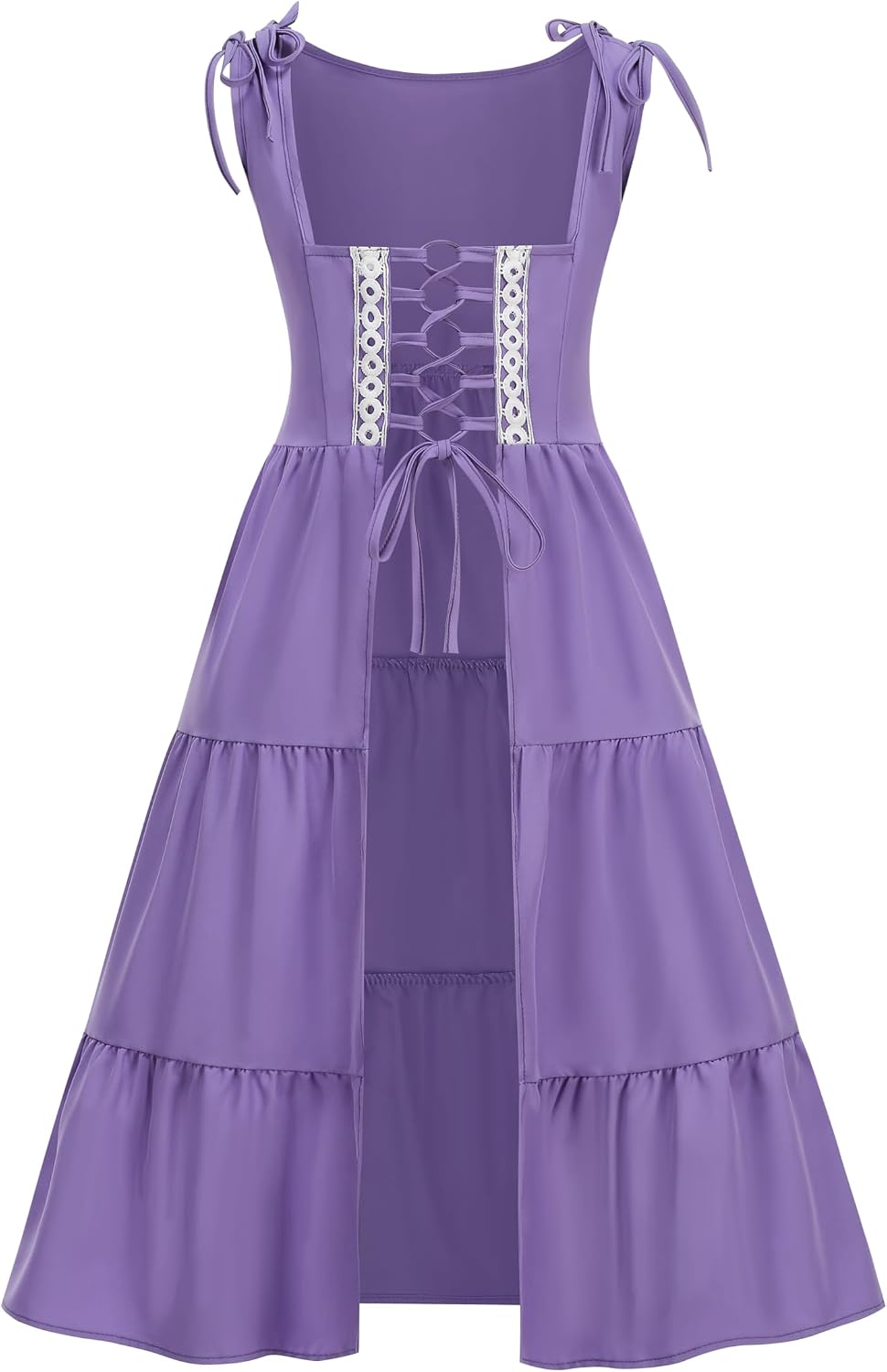 GRAJTCIN Girls Medieval Dress Renaissance Princess for Kids Halloween Drawstring Outfit Costume Set
