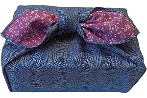 Furoshiki Japanese Wrapping Cloth Eco Gift Wrap Paper, Reversible Shark Skin and...