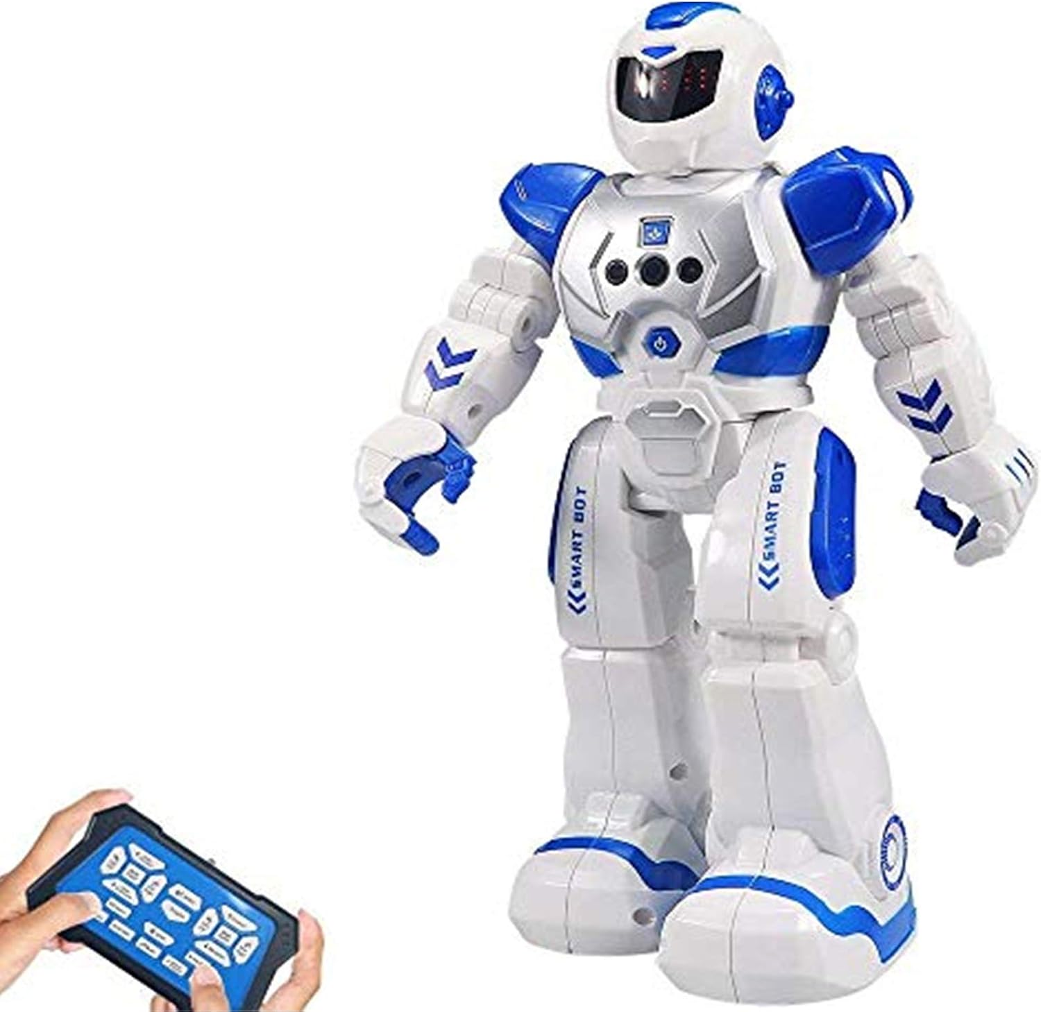 Samate Remote Control RC Robots for Childrens,Interactive Singing Walking Dancing Smart Programmable Robotics,LED Eyes,Gesture Sensing Robot Kit for Kids Entertainment,Great Christmas Or New Year Gift