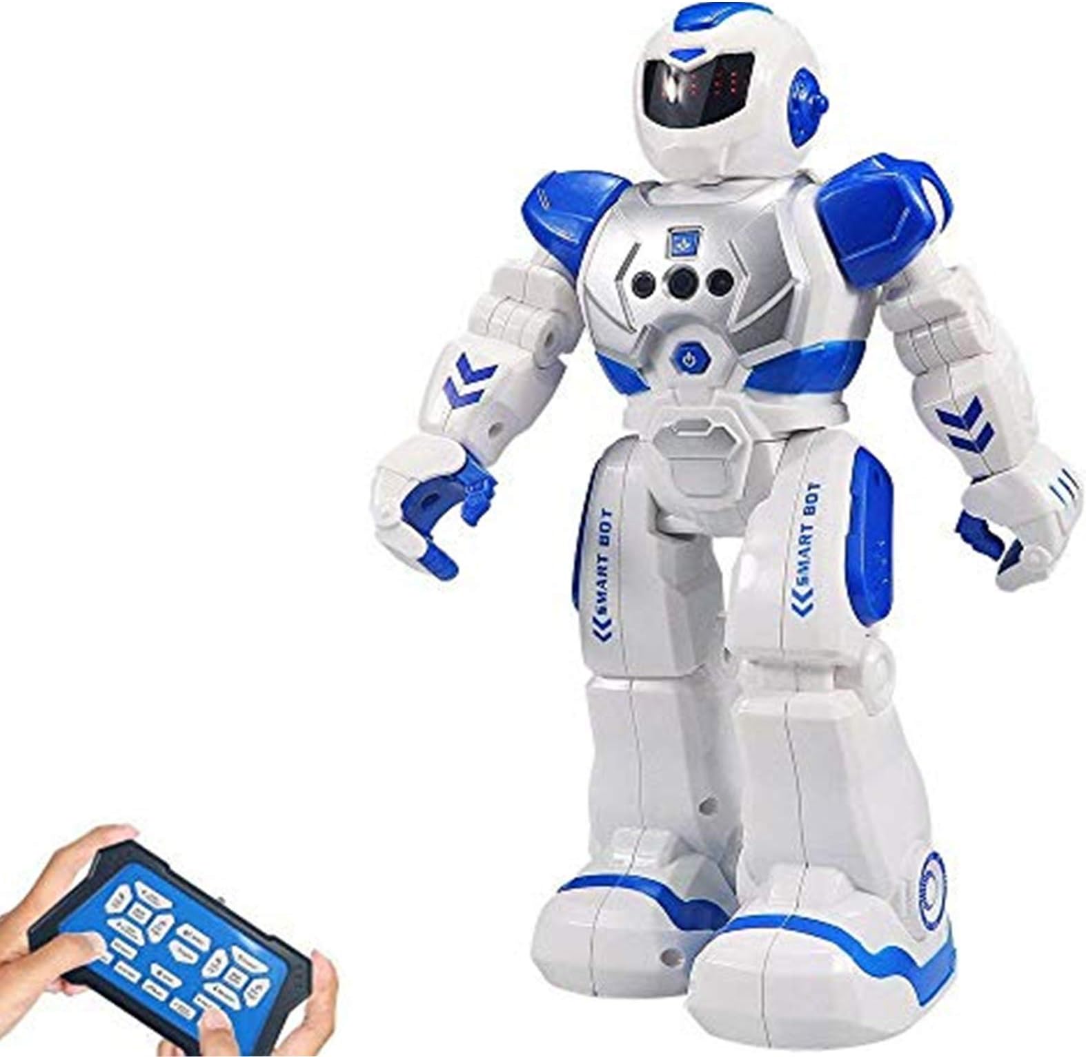 Remote Control RC Robots for Childrens,Interactive Singing Walking Dancing Smart Programmable Robotics,LED Eyes,Gesture Sensing Robot Kit for Kids Entertainment,Great Christmas Or New Year Gift