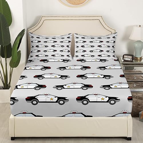 Vista 13 de Erosebridal Sábanas tamaño Queen de animales del zoológico para niños pequeños, sábanas de tren de dibujos animados, lindo juego de sábanas