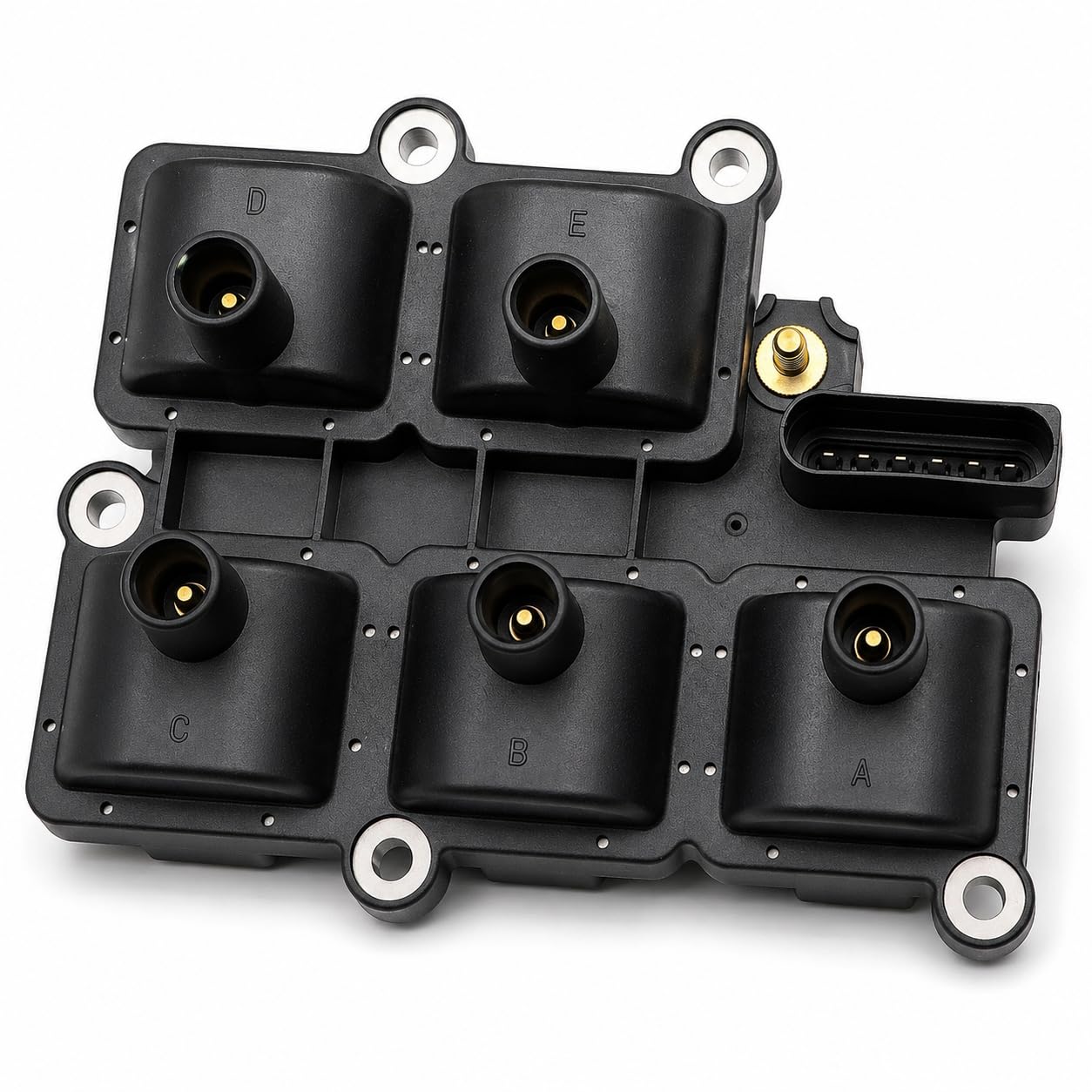 Bobine d’allumage 071905106 Compatible avec Volkswagen Golf IV Bora Passat B5 2.3 V5 VR5, SEAT Toledo II, 0986221017 0040100037