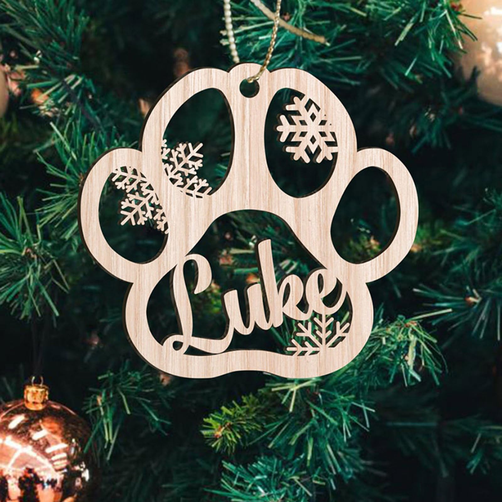 Ornament Christbaumkugel Deko Anhänger Für Weihnachten Personalisiert Mit Ihrem Namen Oder Wunschtext