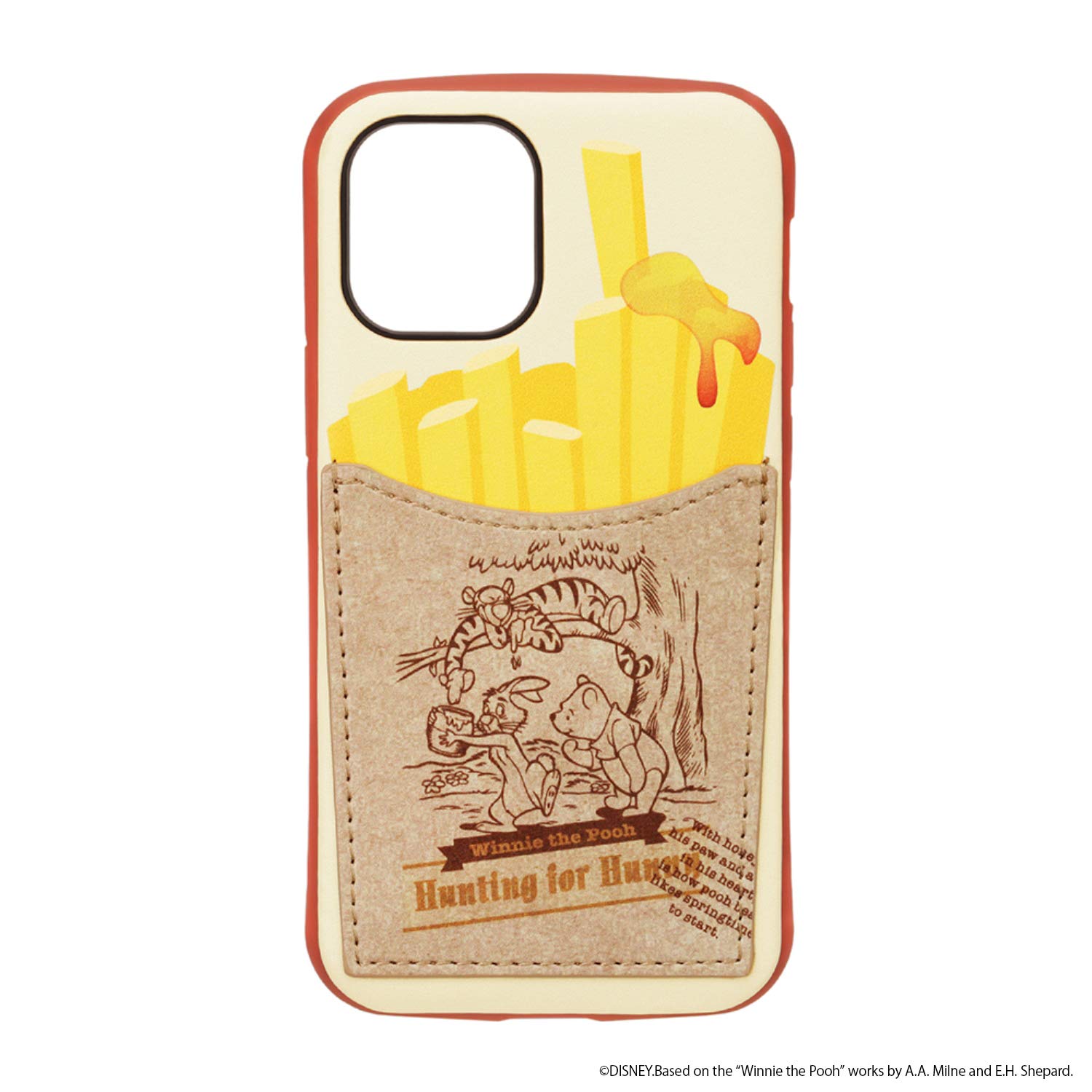 Premium Style iPhone 12 mini用 タフポケットケース くまのプーさん PG-DPT20F04POO