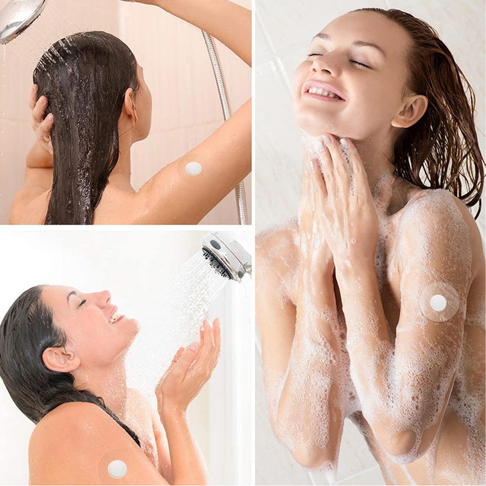 GOMETY Freestyle y Libre 2 tirita, 45 unidades de tiritas transparentes para Freestyle Libre 1, 2 y 3 sensores autoadhesivos impermeables y respetuosos con la piel