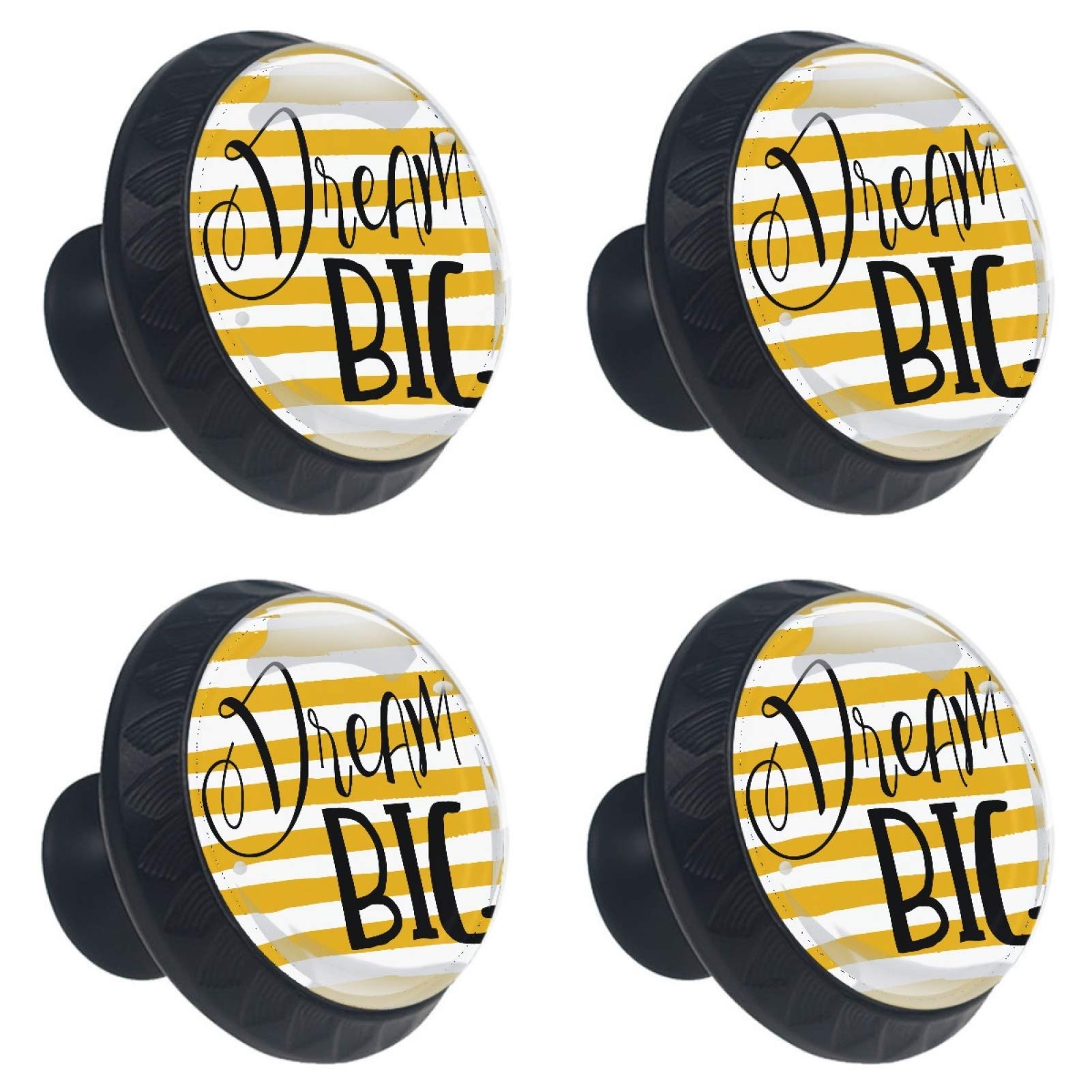 Boutons ronds en verre Dream Big pour relooker vos meubles de cuisine