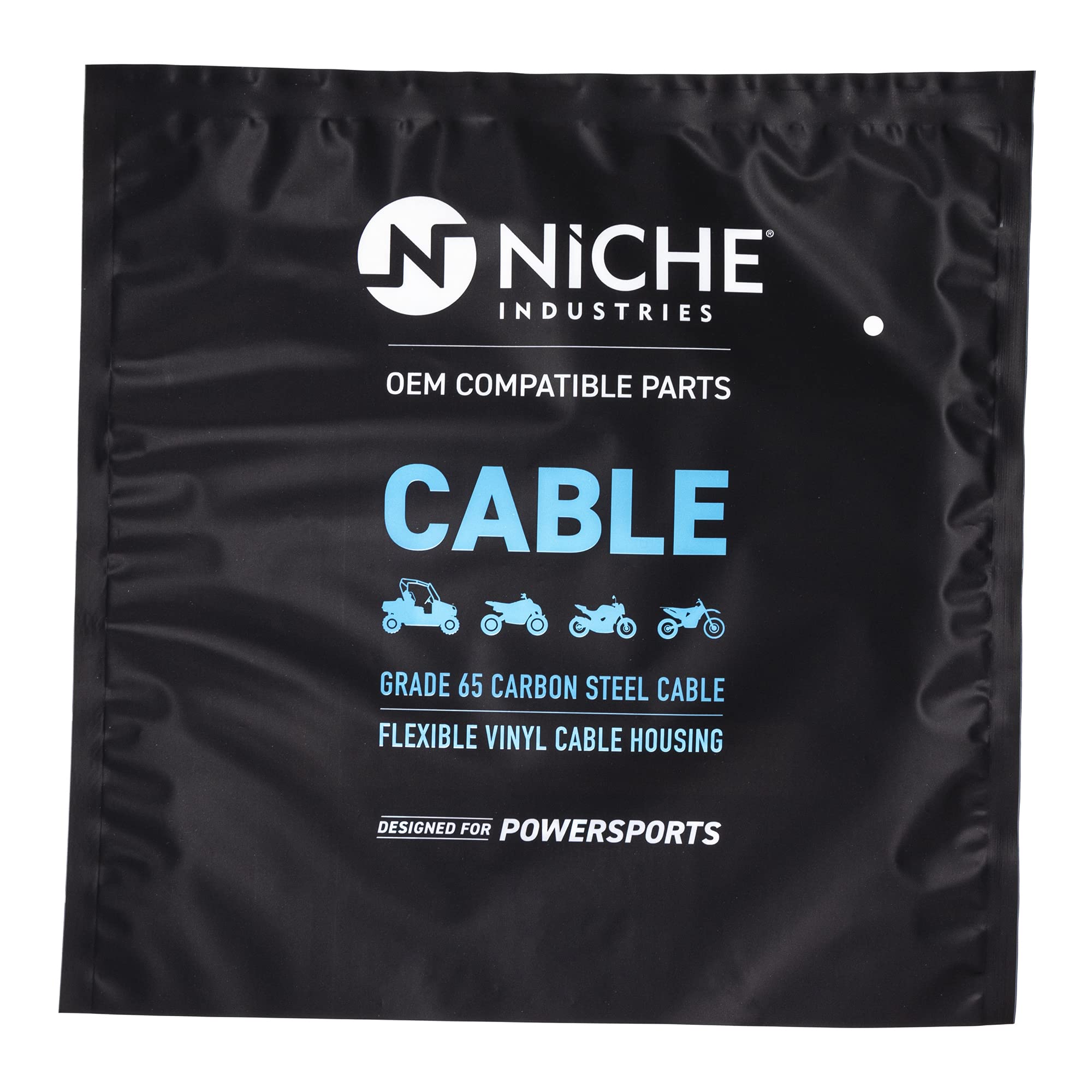 Motion Pro Black Vinyl Rear Hand Brake Cable 05-0046 MP05-046 Yamaha Moto 4 200 - View #10