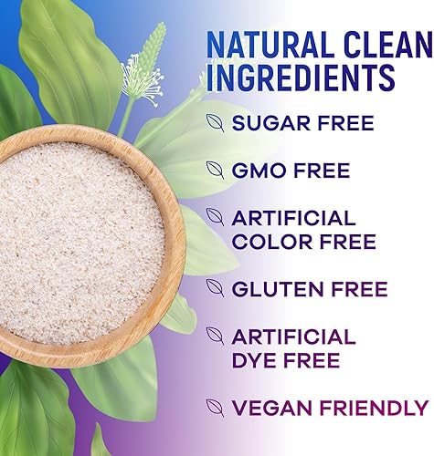 Miniatura 7 de Suplemento de fibra de psyllium de 1500 mg, sin OMG, fibra soluble natural para la salud digestiva diaria y apoyo de regularidad, cápsulas de polvo