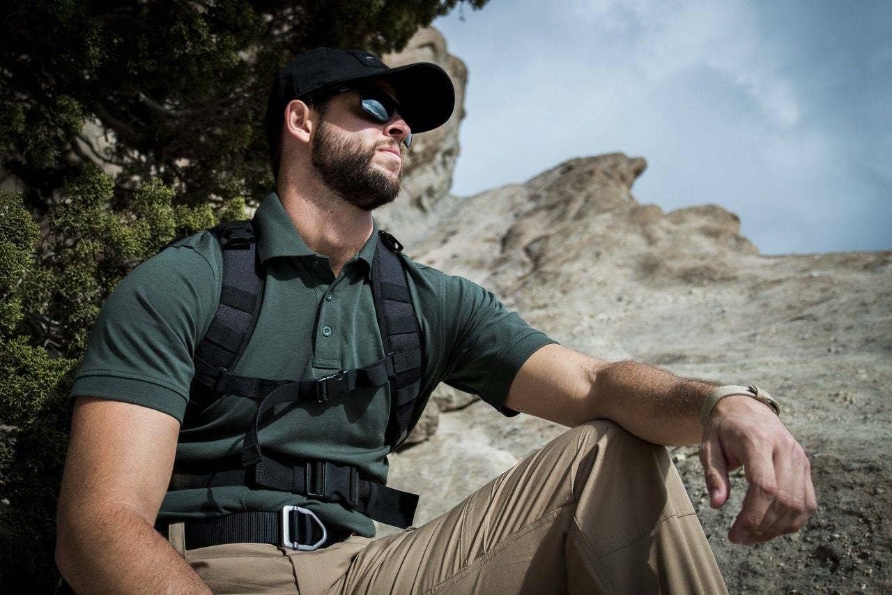 LA Police Gear LAPG Men's Operator Tactical Short Sleeve Polo Shirt, Lightweight & Comfortable Uniform Polo Shirt for Men - Image 6