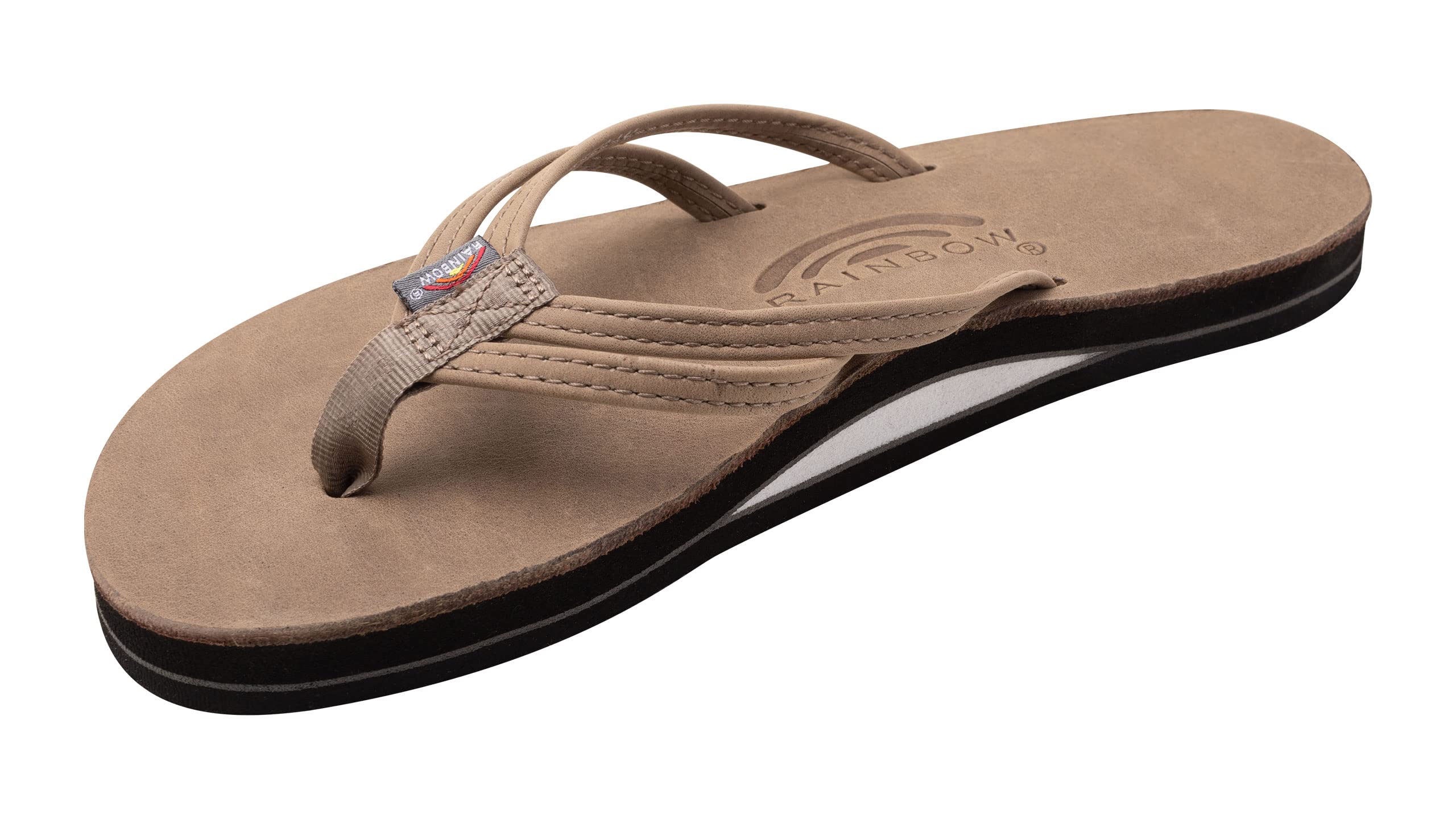 Rainbow SandalsLadies The Sand Piper Luxury Leather - Single Layer Arch w/Double Narrow 1/3" Strap