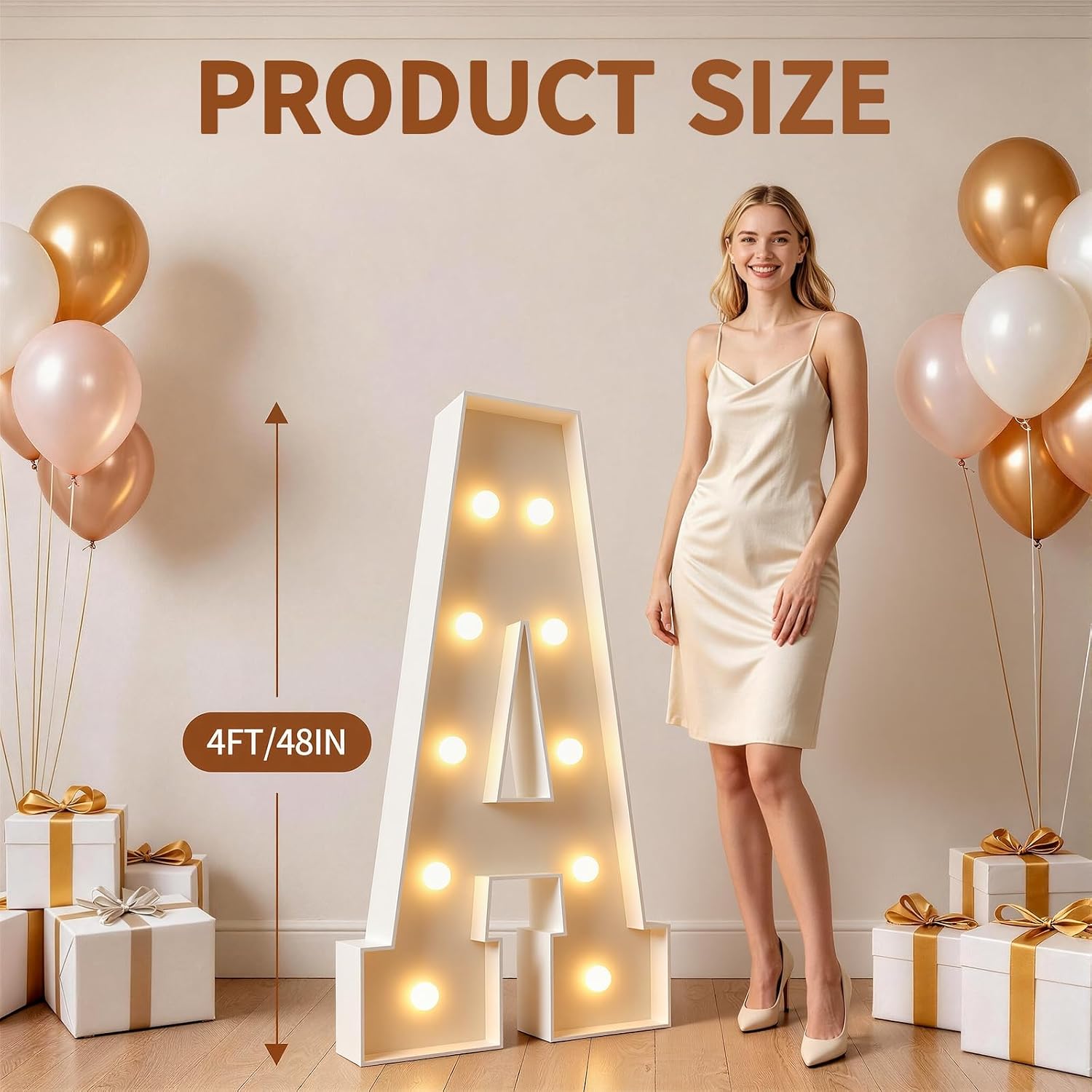 imprsv 4FT Marquee Letters Large Light Up Letters G for Party Decor image 5