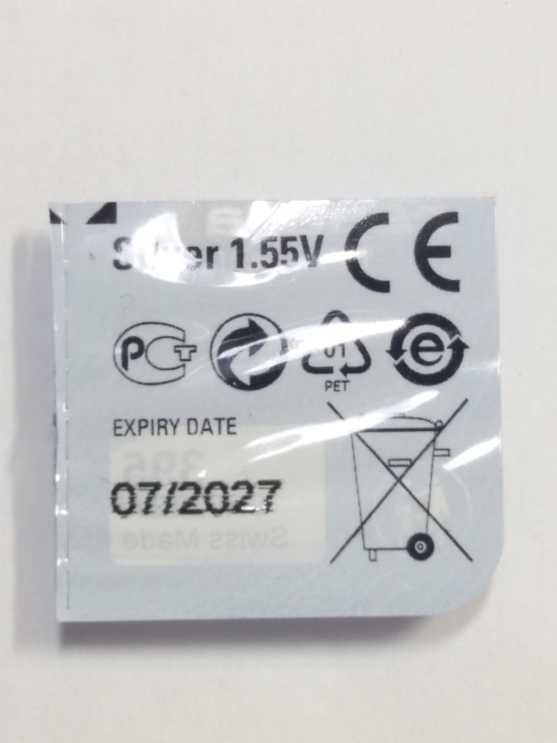 Renata Battery 395 Sr927Sw Silver 1.55V Swiss Made - Akcesoria elektryczne