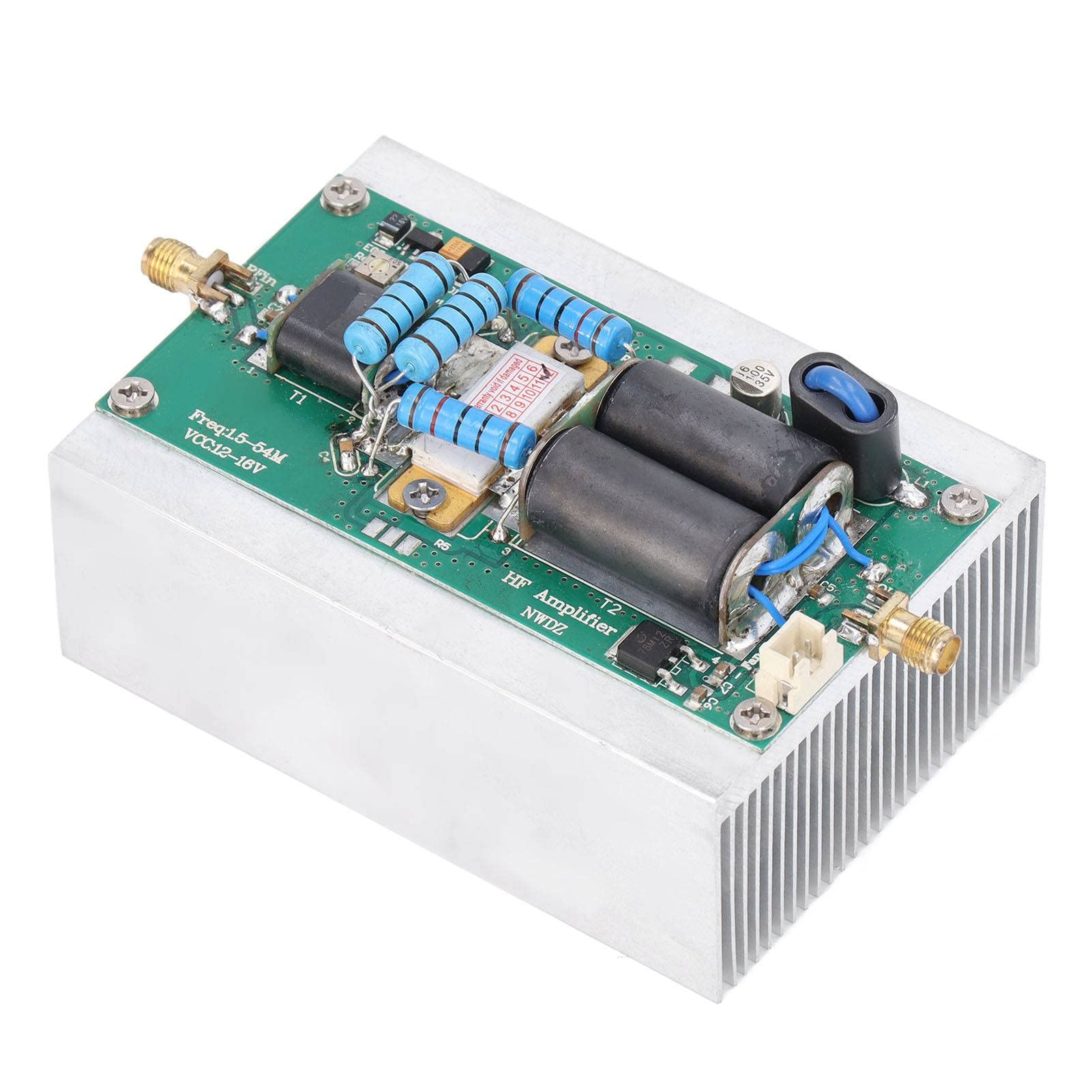 Amplificatore di fine bordo 3-5 W ingresso buona dissipazione di calore Potenza stabile RF Amplificatore finale 1.5-54MHz per CW AM FM HAM Radio (100W)