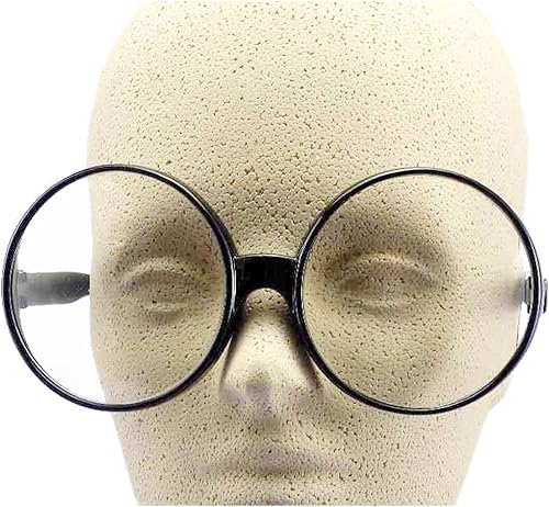 Forum Novelties Gafas grandes de ojo redondo color negro