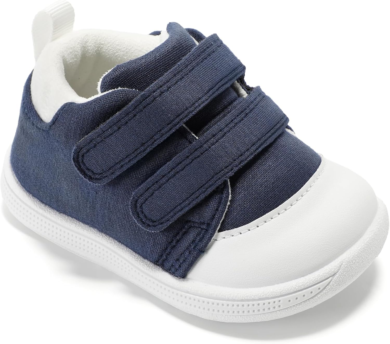 STQ Baby Shoes First Walking Boys & Girls Toddler Wide Toe Box Barefoot Indoor Non-Slip Sole Soft Mesh Breathable Lightweight Newborn Chubby Infant Babies 6-24 Months