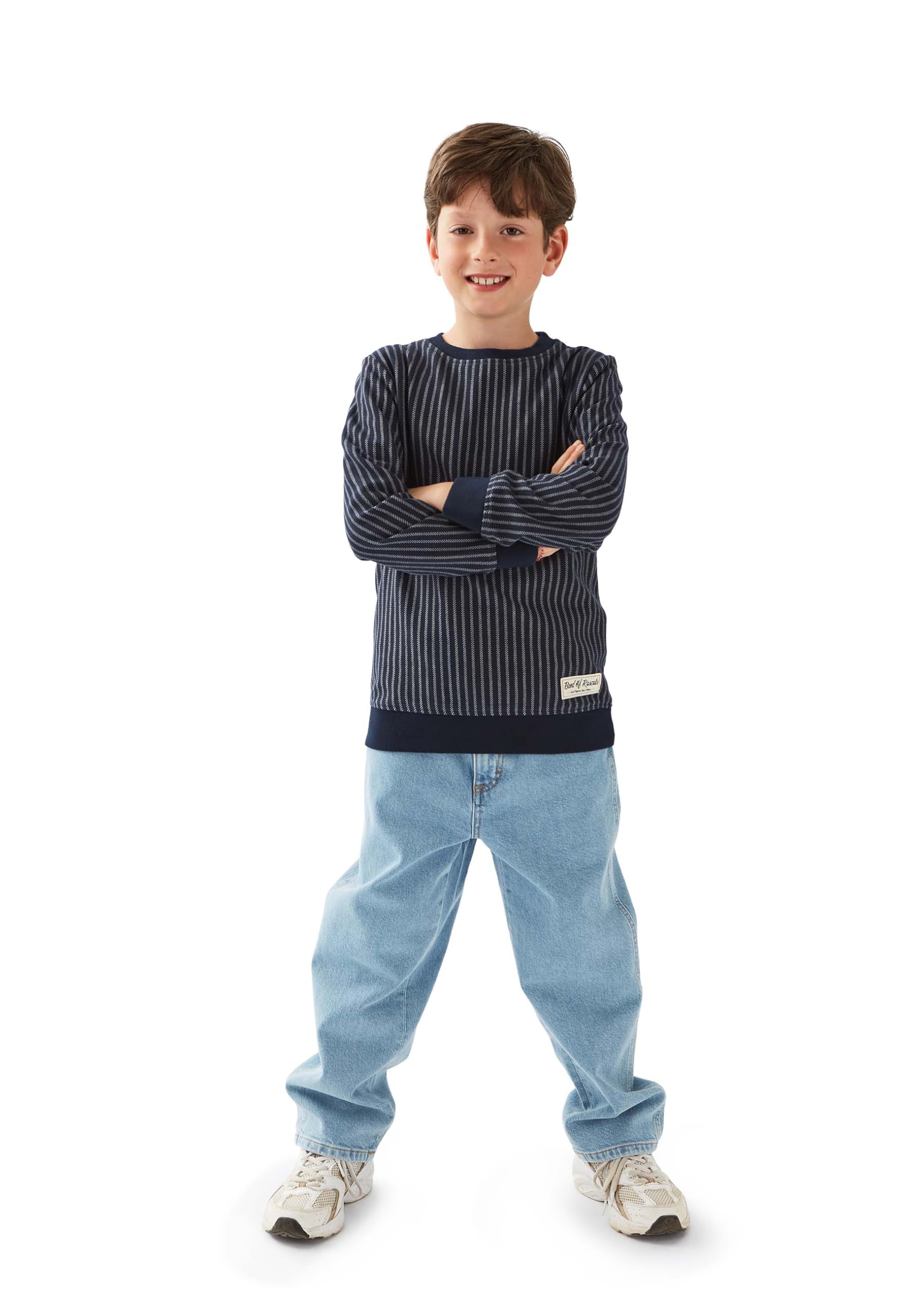 Band of Rascals Kinder Sweatshirt Vertical Striped aus Bio-Baumwolle
