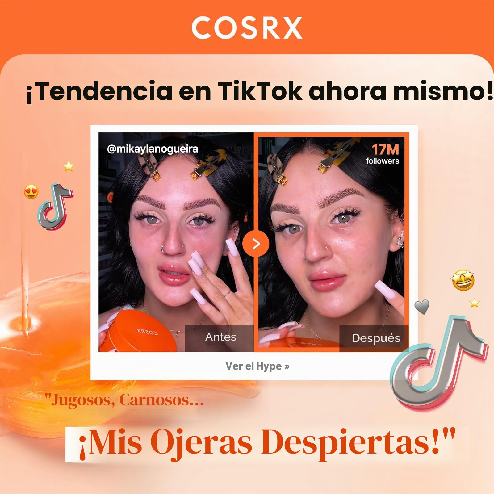 COSRX 5 PDRN Parches de hidrogel vitalizantes de colágeno, 60 parches, parches desinflamatorios para debajo de los ojos con PDRN, colágeno, mascarillas para ojos para una zona de ojos más suave y con