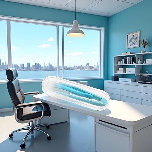 Miniatura 8 de Aplicador de contacto azul, herramienta removedor de lentes de contacto, insertor+pinza con punta suave, para estuches de lentes de contacto salud y