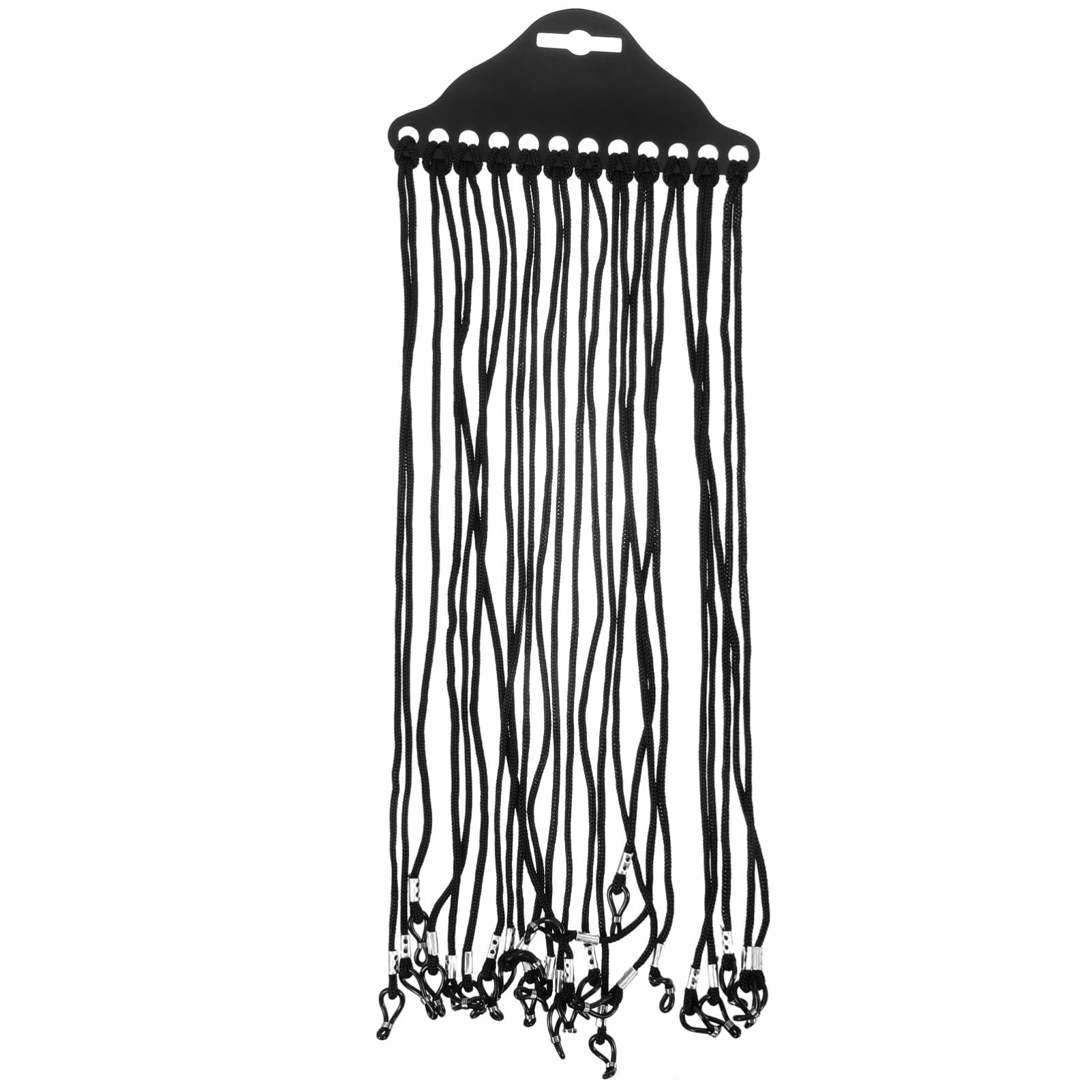 Amosfun 12pcs strap glasses eyeglass for men lanyard sunglasses- Eyeglass String Portable Convenient Useful Sunglass String Eyeglass Cord Eyewear String for Adults Children