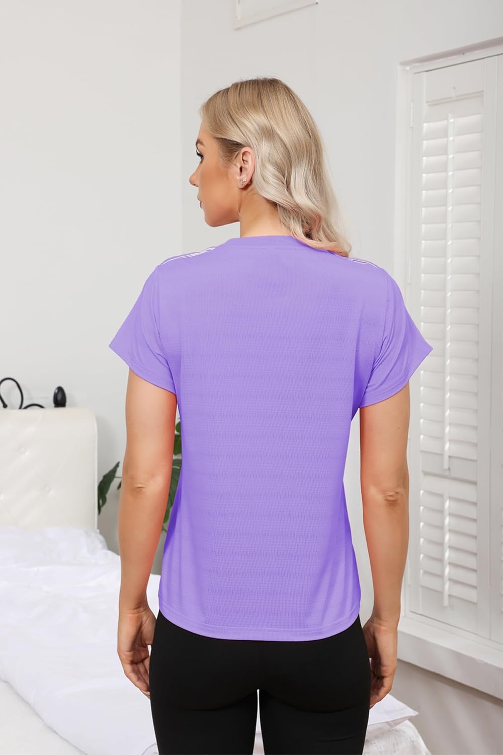 Women Chemo Shirts for Port Access 2-Side Snap Shoulder Surgery & Dialysis Recovery Shirts, Lightweight & Breathable - Image 3