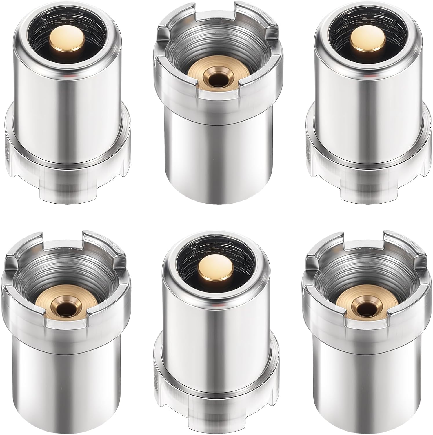 6PCS Thread Screw Converter, Thread Adapters Soldering Iron Ring Adapters Connector Repair Accessories for Connecting Soldering Irons Circuit Board Repair Electronic Equipment