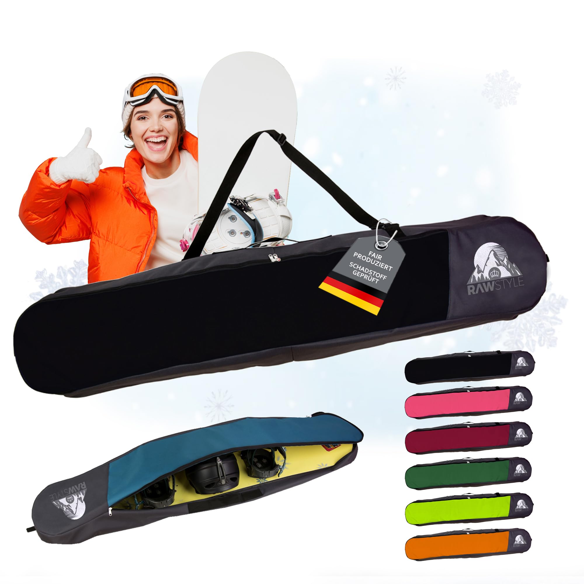 Rawstyle Borsa da Snowboard Zaino Modello 2