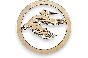 Personalized Christmas Pelican Ornament