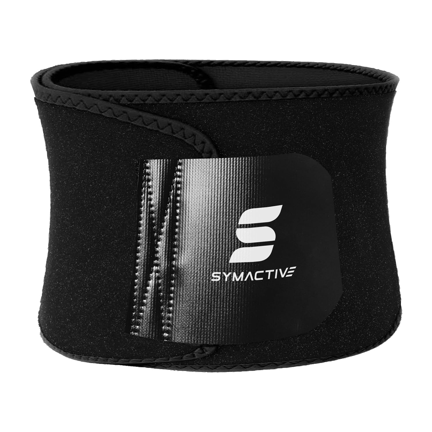 Amazon Brand - Symactive Premium Sweat/Stomach Belt | Adjustable Velcro closure | Enhances Sweating | for Tummy/Core Exercises, Gym Workouts, Running & Yoga| Back Support (Black) (B0CZRD81R8) Amazon Price History, Amazon Price Tracker