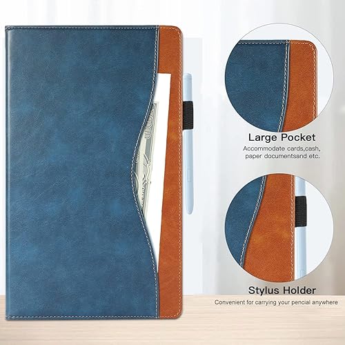 Miniatura 5 de Funda para Samsung Galaxy Tab A8 10.5 '' 2022 Funda SM-X200X205X207 Business PU Funda de piel sintética delgada y ligera con soporte y tarjetero