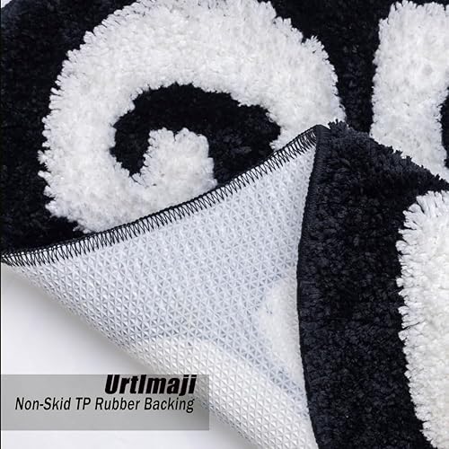 Miniatura 3 de Alfombra de baño con texto en inglés "You Look Good", alfombra de baño divertida y bonita, antideslizante, de microfibra, de felpa, pequeña, fresca,