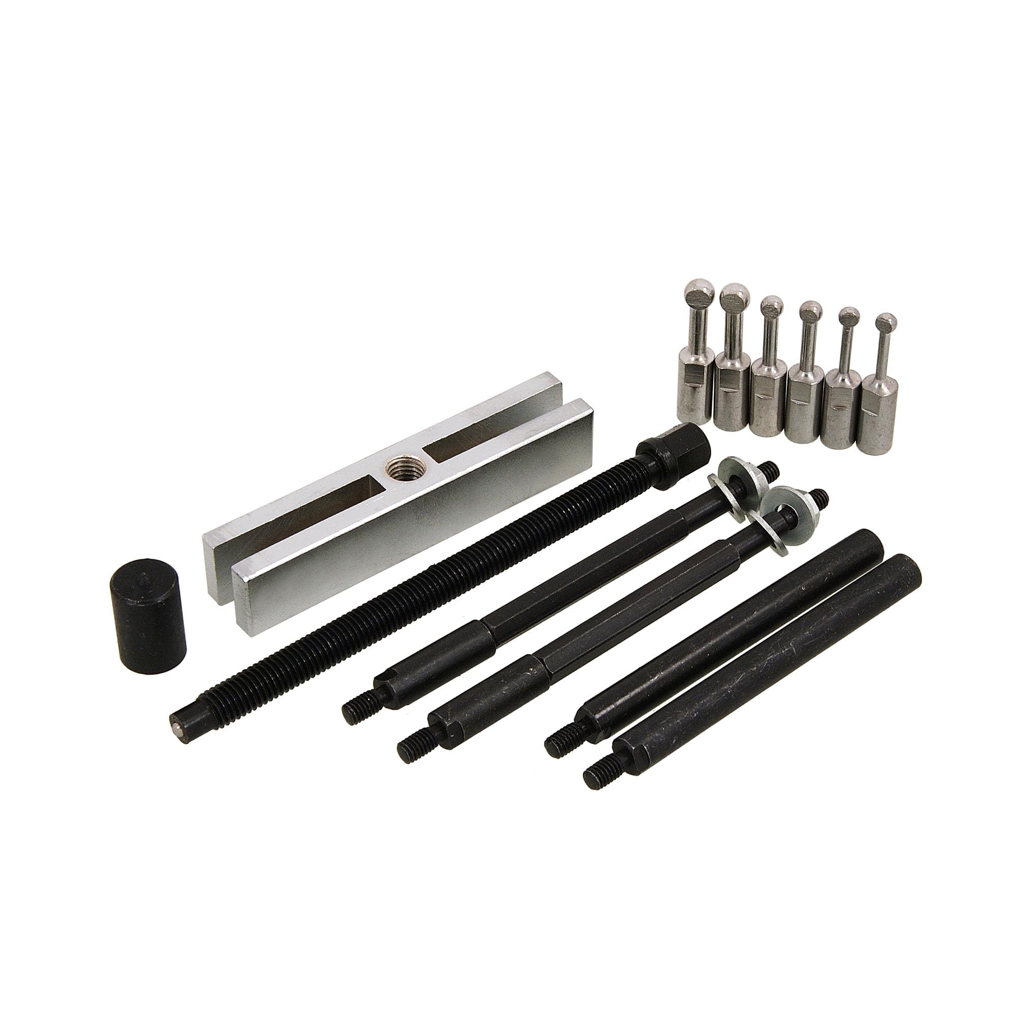 Neilsen CT4061 Bearing Puller Set - 20-90mm Adjustment Range | Interchangeable Heads 5.5 6.0 8.0mm | Support for ISO Bearings 6004-6010 6201-6206 6300-6302 | Ideal for Removal of Bearings