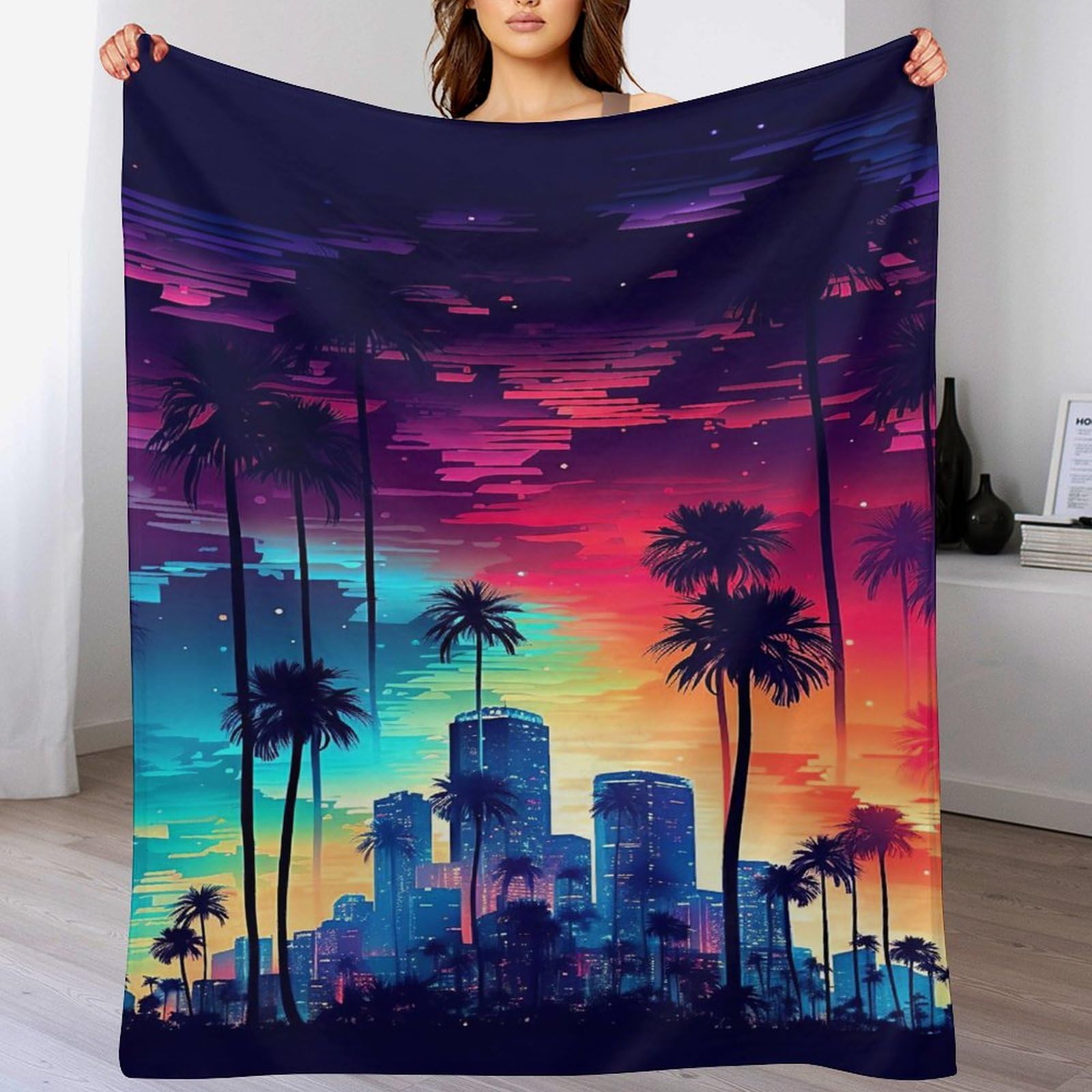 Couverture canapé Tokyo en flanelle 130x150cm pour vos soirées cocooning