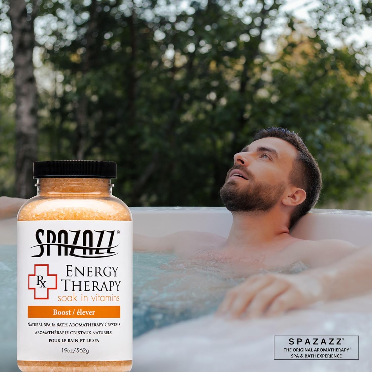 Spazazz RX Energy Therapy - Boost (19 oz) (4 Pack)