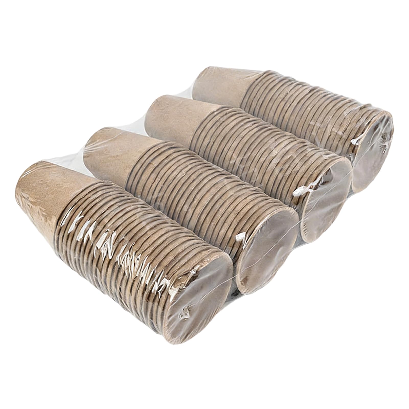 OSNIYAW Bulk 100Pcs Cultivation Vessels for Home Planting and New Vegetation Growth Starter Pots Made From Natural Paper for New Vegetation