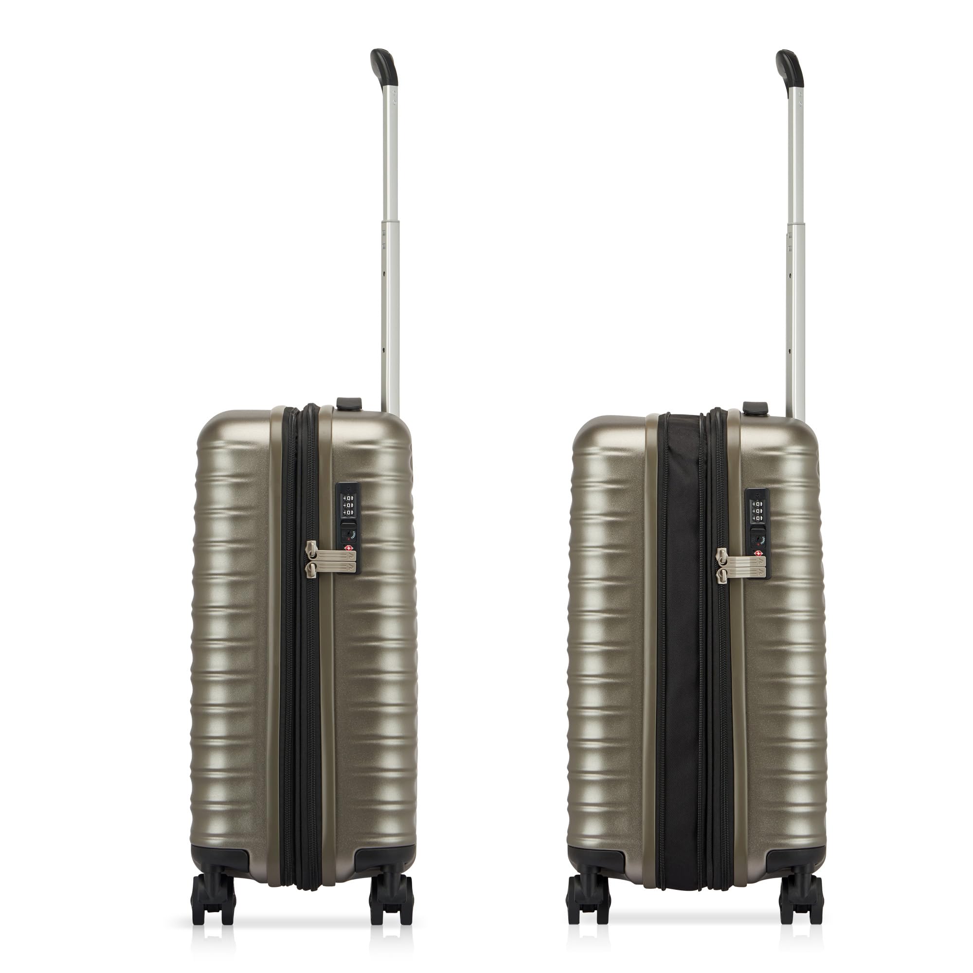 Roncato WAVE DLX Trolley bagaglio a mano 55x40x20/25 cm Espandibile - Champagne