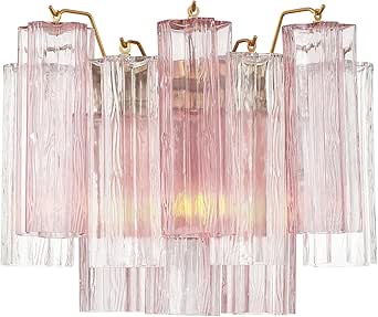 Crystorama Addis 2 Light Aged Brass Sconce