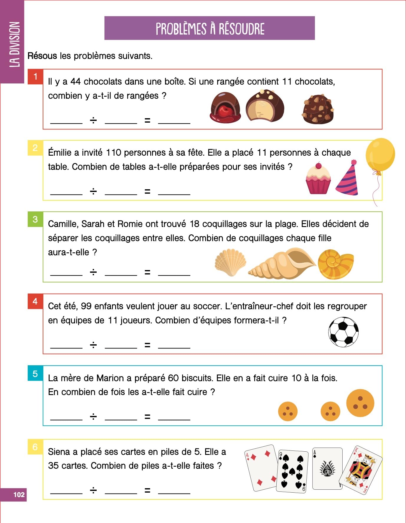 Mon cahier de multiplications et de divisions Barbeau, Florence - PT03