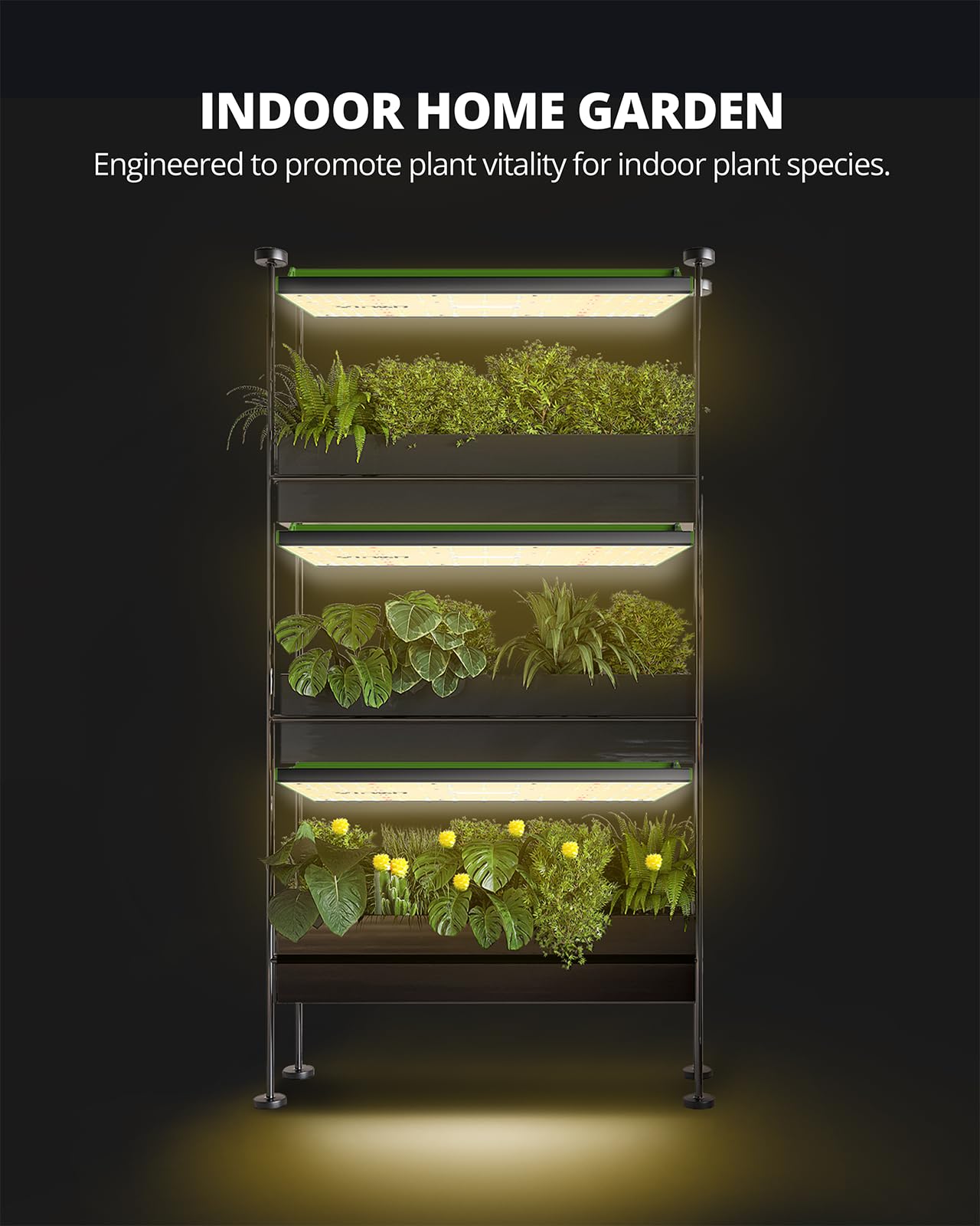 VIPARSPECTRA Lámpara LED para plantas P700, 2025, regulable, 70 W, espectro completo, luz de cultivo, para invernadero, plantas de interior, cultivo, vegetales, flores para tienda de cultivo, 60 x 60