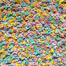 Homankit Multicolor Butterflies Sprinkles Mixed Sugar Cake Cupcake Toppers Cookie Dessert Ice Cream Donut Decoration 2.47 Ounce