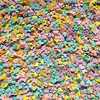 Vista 14 de Homankit Flores Comestibles de Primavera Chispas para Helado Dulces de Azúcar para Hornear Pasteles Cupcakes Coberturas para Galletas Donas