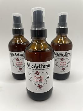Spilanthes Based Dental Health Solution - Herbal Mouthwash, Rinse & Gargle - Spray or Bulk Bottle 4 oz. Spray Bottle