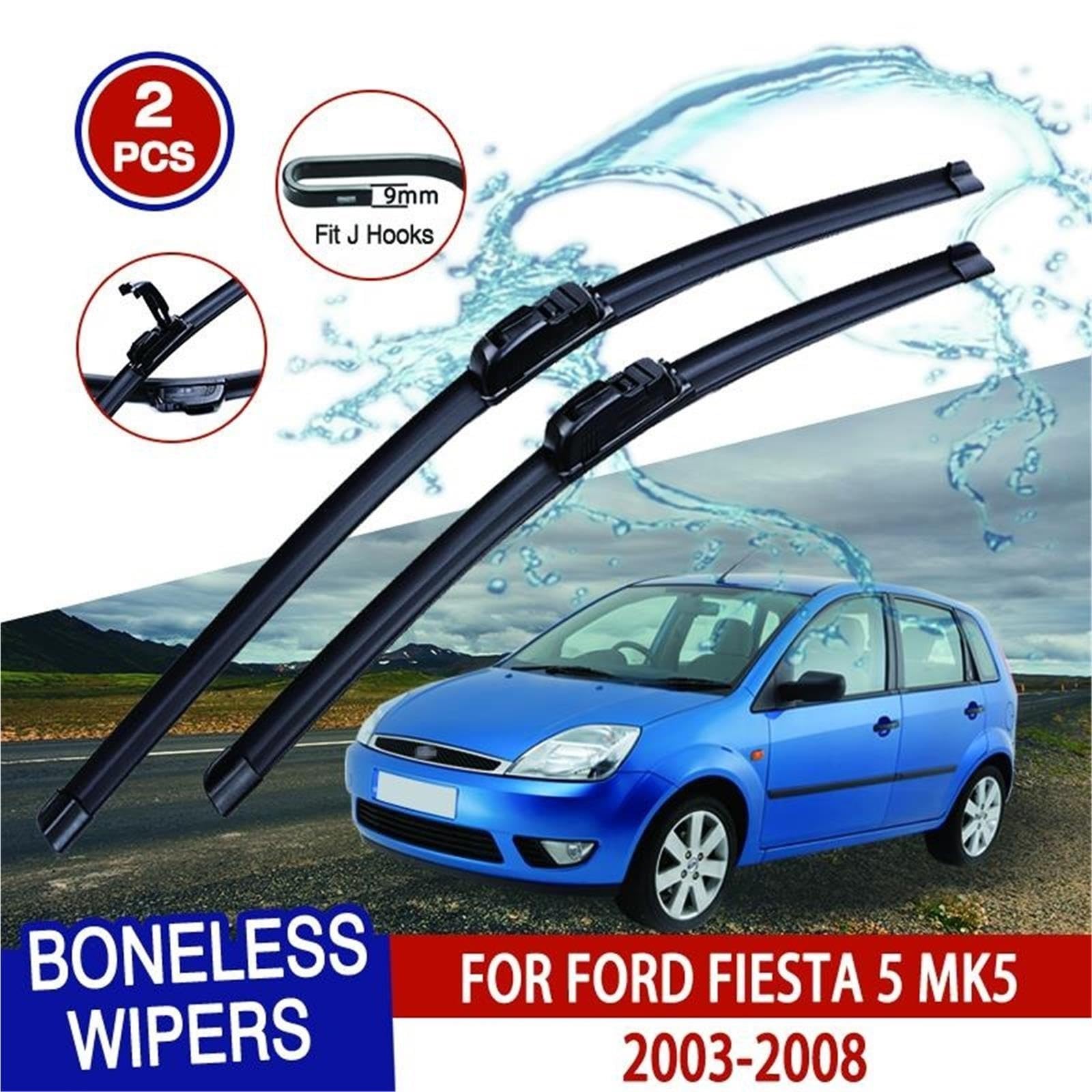 Wycieraczki samochodowe Dla Forda Fiesty 5 MK5 Hatchback