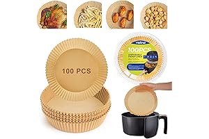 Air Fryer Liners Disposable 8 Inch Round | Nail the Perfect Cook