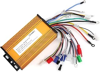 Ebike Controller, Brushless Motor Controller, 48V, 60V, 64V, 72V Ebike Speed Motor, 3 Mode Sinusoid 12 Tube Fit for Electric Scooter