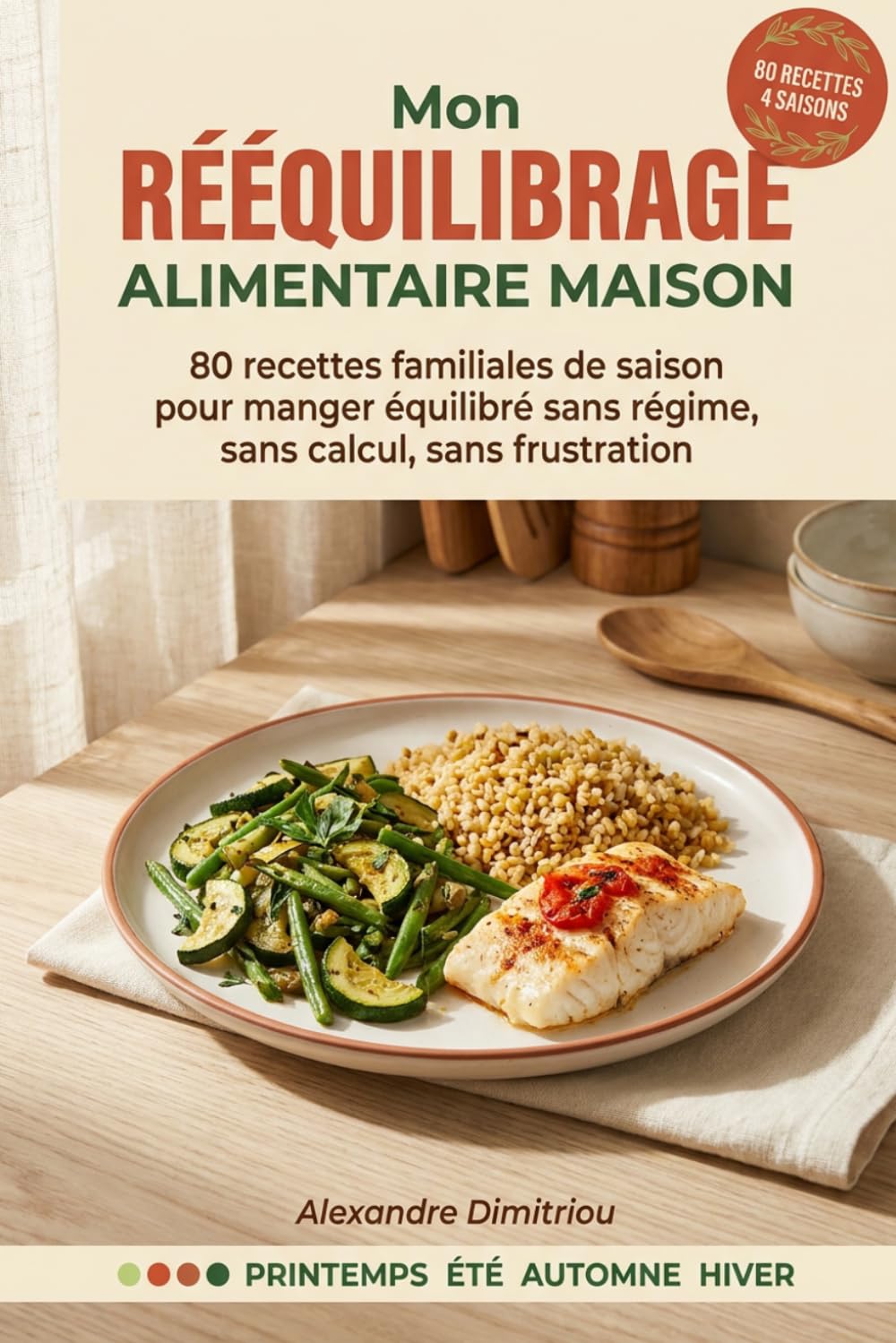 Mon Rééquilibrage Alimentaire Maison: 80 recettes familiales de saison pour manger équilibré sans régime, sans calcul, sans frustration