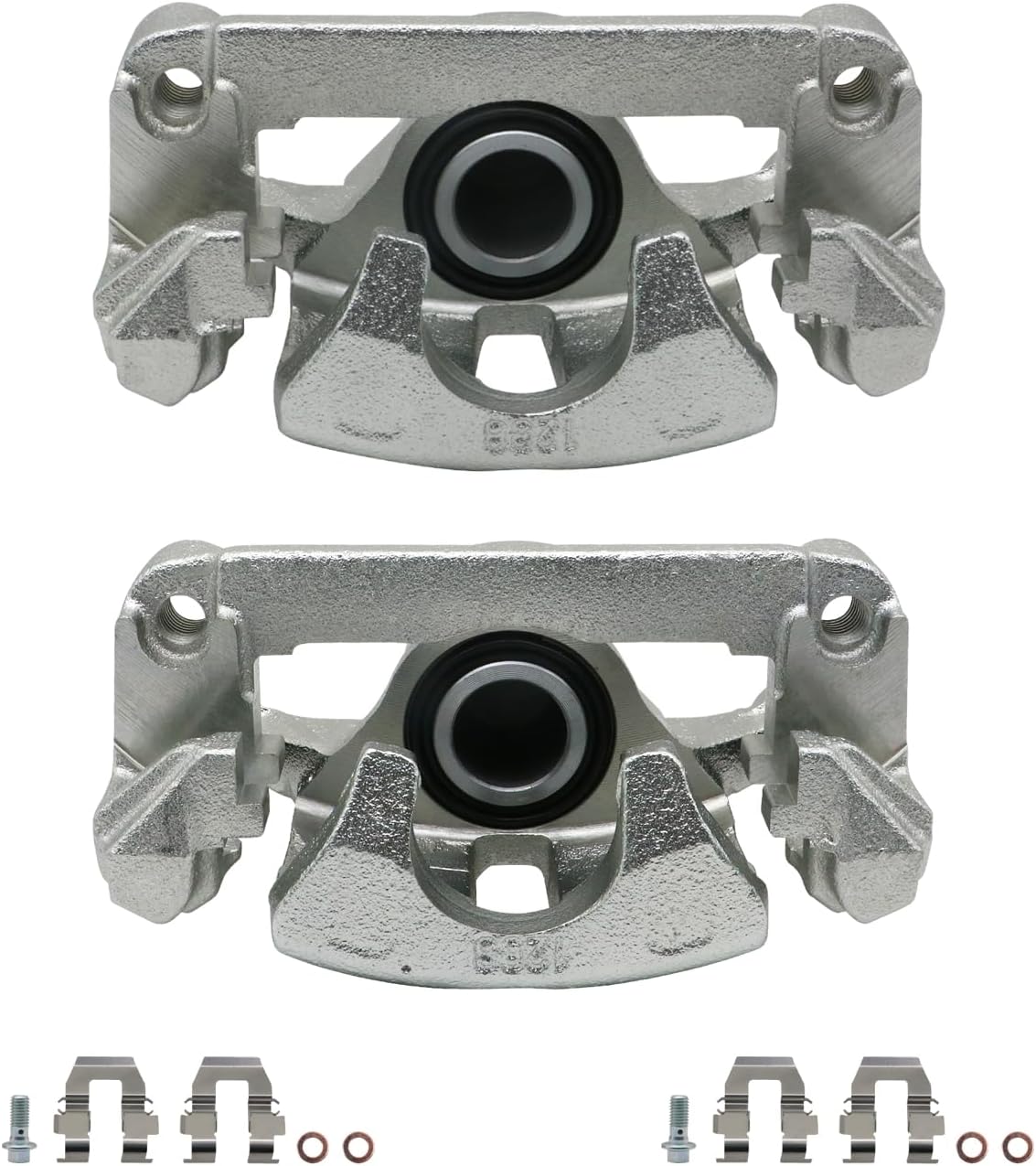 Chefull 18B4644 18B4645 Disc Rear Left Right Brake Calipers With Bracket For Buick 1997-2005 2008-2009, Chevy 2000-2010, Oldsmobile 1998-2002, Pontiac 1997-2003