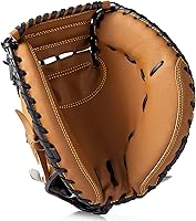Gracfulcub Right Hand Throw Catcher's Mitt - Durable Synthetic Leather Glove for Youth Adult Baseball Softball Training
