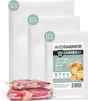 Vista 1 de Avid Armor Bolsas selladoras al vacío, bolsas de sellado al vacío para almacenamiento de alimentos, congelación y cocción al vacío, bolsas